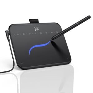 51kbQCnnrkL._SX522_ XPPen Deco 640 Graphics Drawing Pen Tablet 6x4 inches with 16384 Levels Pressure Sensitivity, 8 Soft Shortcut Keys, Battery Free Stylus, Android Support,