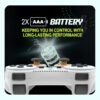 Nexus Wireless Controller for PC | Dual Vibration, Sensitive Triggers, Fast Response | Powered by 2 AAA Batteries