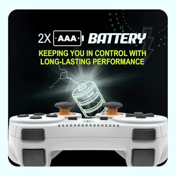 Nexus Wireless Controller for PC | Dual Vibration, Sensitive Triggers, Fast Response | Powered by 2 AAA Batteries