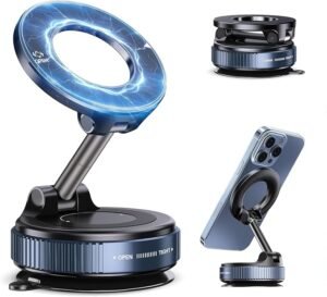 GadgetBite 360° Rotation Universal Magnetic Car Mount Holder Stand for Dashboard/Home & Table Compatible with All Smart