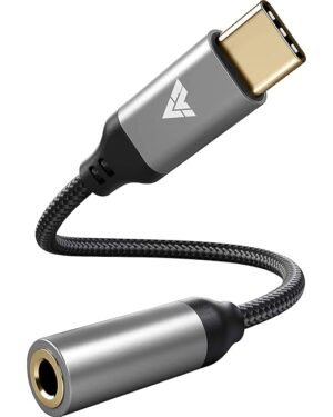 SonicPro Type C to 3.5 mm Jack Digital Audio DAC 24bit/96KHz 3.5mm Connector Aux Cable,Headphone,Earphone USB C Converter